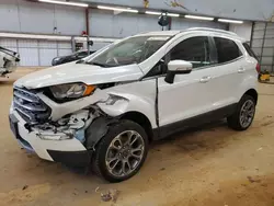 Salvage cars for sale from Copart Mocksville, NC: 2019 Ford Ecosport Titanium