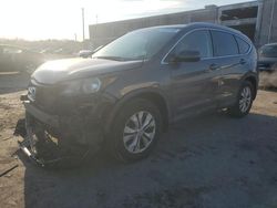 Salvage cars for sale at Fredericksburg, VA auction: 2014 Honda CR-V EXL