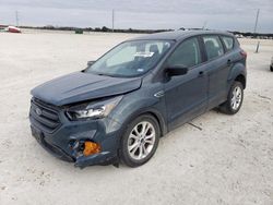 Salvage cars for sale from Copart New Braunfels, TX: 2019 Ford Escape S