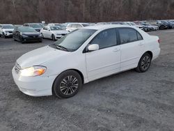 Salvage cars for sale from Copart Marlboro, NY: 2003 Toyota Corolla CE