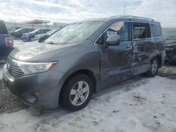 Salvage cars for sale at Cahokia Heights, IL auction: 2015 Nissan Quest S