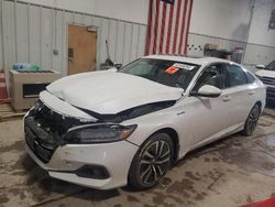 Salvage cars for sale at Des Moines, IA auction: 2022 Honda Accord Hybrid EXL