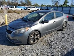 Salvage cars for sale from Copart Riverview, FL: 2015 KIA Forte EX