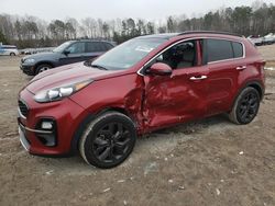 Salvage cars for sale at Charles City, VA auction: 2020 KIA Sportage S