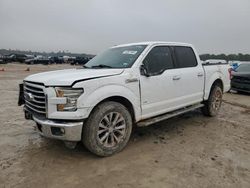 Salvage cars for sale at Houston, TX auction: 2015 Ford F150 Supercrew