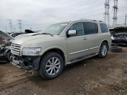 Salvage cars for sale at Elgin, IL auction: 2008 Infiniti QX56