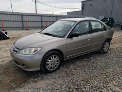 Salvage cars for sale at Jacksonville, FL auction: 2005 Honda Civic LX