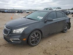 Salvage cars for sale at Houston, TX auction: 2015 Chevrolet Cruze LT