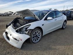 Salvage cars for sale at San Diego, CA auction: 2022 Tesla Model 3