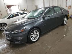 Carros salvage a la venta en subasta: 2017 Chevrolet Malibu LT