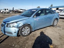 Salvage cars for sale at Woodhaven, MI auction: 2012 Chevrolet Cruze LS