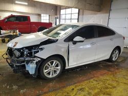 Salvage cars for sale at Indianapolis, IN auction: 2018 Chevrolet Cruze LT