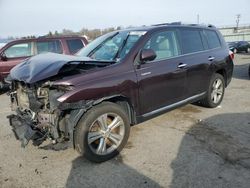 Salvage cars for sale at Pennsburg, PA auction: 2011 Toyota Highlander Limited