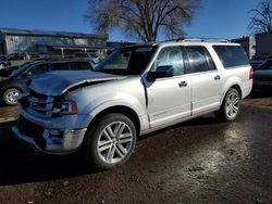 Ford salvage cars for sale: 2017 Ford Expedition EL Platinum