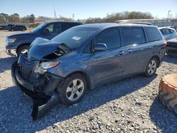 Salvage cars for sale at Montgomery, AL auction: 2015 Toyota Sienna LE