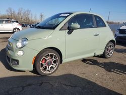 Salvage cars for sale from Copart Portland, OR: 2012 Fiat 500 Sport