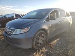 Salvage cars for sale at Houston, TX auction: 2013 Honda Odyssey EX