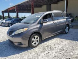 Salvage cars for sale at Homestead, FL auction: 2011 Toyota Sienna LE