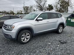 Salvage cars for sale at Riverview, FL auction: 2018 Volkswagen Atlas SE