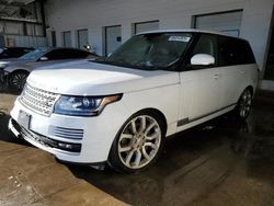 Salvage cars for sale at Chicago Heights, IL auction: 2016 Land Rover Range Rover HSE