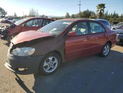 Salvage cars for sale from Copart San Martin, CA: 2007 Toyota Corolla CE