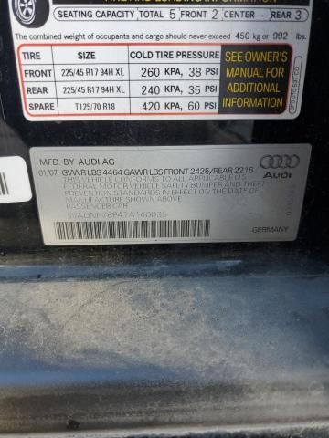 2007 Audi A3 2.0 Premium