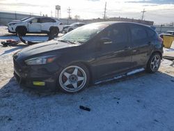 Salvage cars for sale at Chicago Heights, IL auction: 2017 Ford Focus ST