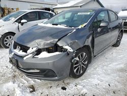 Salvage cars for sale at Pekin, IL auction: 2013 Honda Civic EX