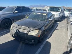 Salvage cars for sale at Van Nuys, CA auction: 2009 Mercedes-Benz C300