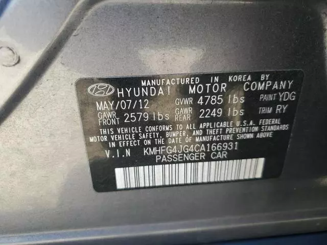 2012 Hyundai Azera GLS