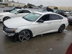 Salvage cars for sale at auction: 2021 Honda Accord Sport