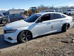 Salvage cars for sale at Hillsborough, NJ auction: 2021 Honda Accord Sport