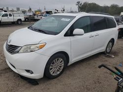 Toyota Sienna xle salvage cars for sale: 2011 Toyota Sienna XLE