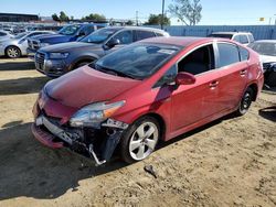 Salvage cars for sale at American Canyon, CA auction: 2015 Toyota Prius