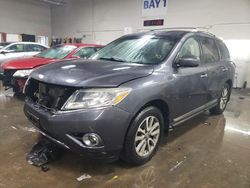 Salvage cars for sale at Elgin, IL auction: 2014 Nissan Pathfinder S