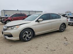 Vehiculos salvage en venta de Copart Haslet, TX: 2016 Honda Accord LX