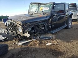 Salvage cars for sale at Brighton, CO auction: 2019 Jeep Wrangler Unlimited Sahara