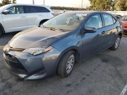 Salvage cars for sale at Rancho Cucamonga, CA auction: 2019 Toyota Corolla L