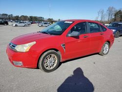 Salvage cars for sale at Dunn, NC auction: 2008 Ford Focus SE