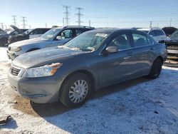 Salvage cars for sale at Elgin, IL auction: 2009 Honda Accord LX