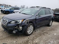 Salvage cars for sale at West Warren, MA auction: 2015 Subaru Outback 2.5I Premium