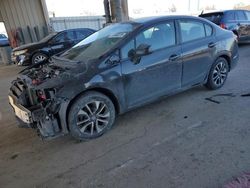 Salvage cars for sale at Fort Wayne, IN auction: 2013 Honda Civic EXL