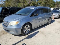 Salvage cars for sale at Ocala, FL auction: 2011 Honda Odyssey Touring