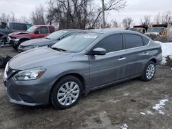 Nissan salvage cars for sale: 2016 Nissan Sentra S