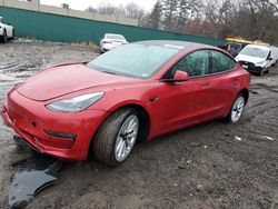 Salvage cars for sale at Baltimore, MD auction: 2022 Tesla Model 3