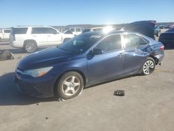 Salvage cars for sale at Grand Prairie, TX auction: 2015 Toyota Camry LE