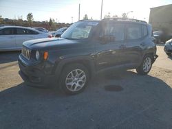 Jeep Renegade Latitude salvage cars for sale: 2018 Jeep Renegade Latitude