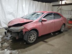 Salvage cars for sale at Ebensburg, PA auction: 2017 Toyota Corolla L