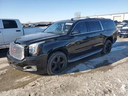 Salvage cars for sale at Kansas City, KS auction: 2015 GMC Yukon XL K1500 SLT