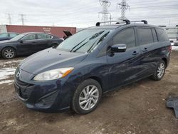 Salvage cars for sale at Elgin, IL auction: 2014 Mazda 5 Sport